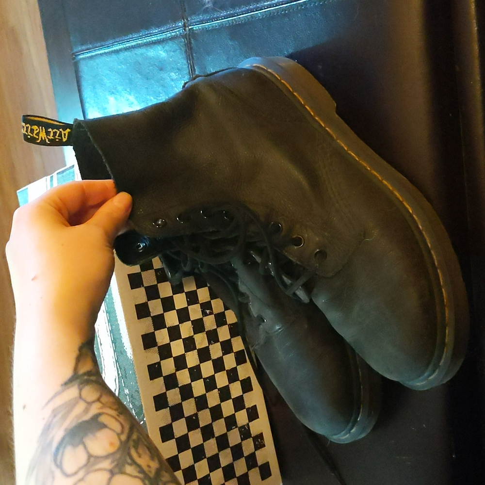 Black Combat Boots Dr Martens